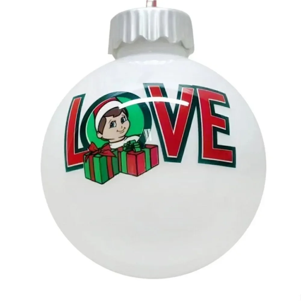 Elf on the Shelf Light Up Christmas Ornament (Love) New